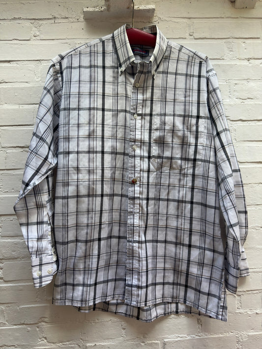 SHIRT - BLACK WHITE CHECK