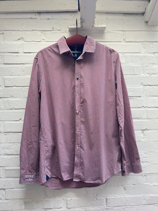 SHIRT - SMALL CHECK RED