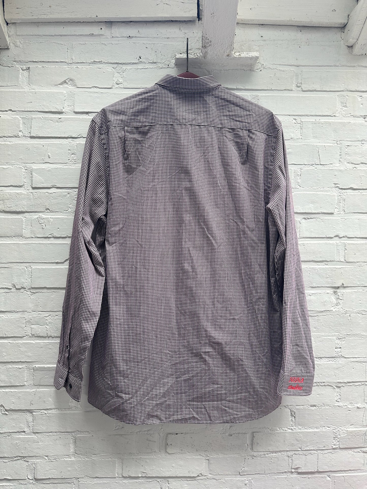 SHIRT - BLACK BUTTON CHECK