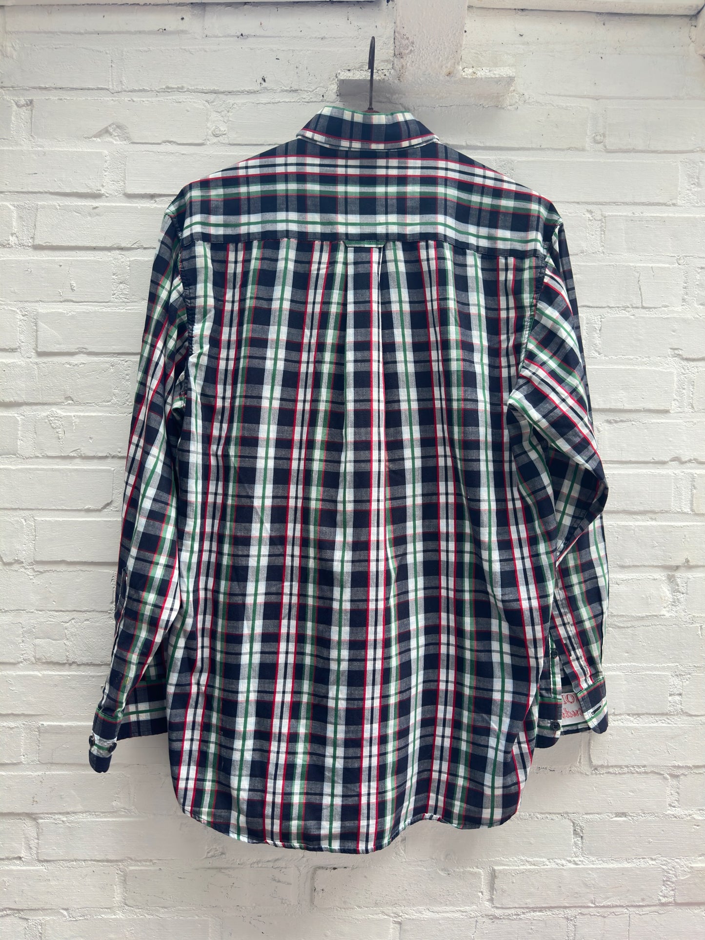 SHIRT - GREEN RED CHECK