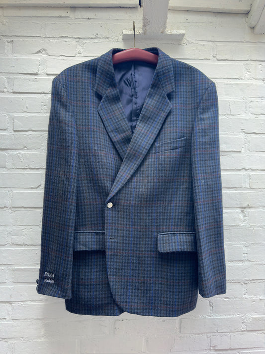 BLAZER - DARK BLUE CHECK