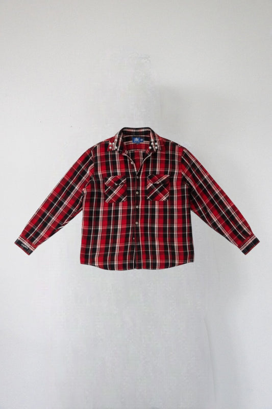 FLANNEL - red black white
