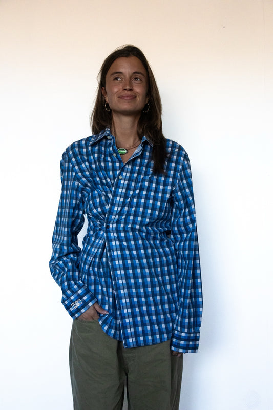 SHIRT - blue block