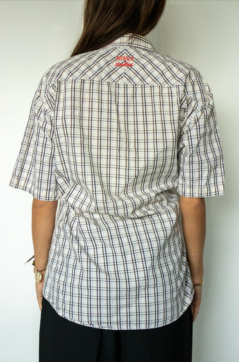 SHORT BLOUSE - vintage check