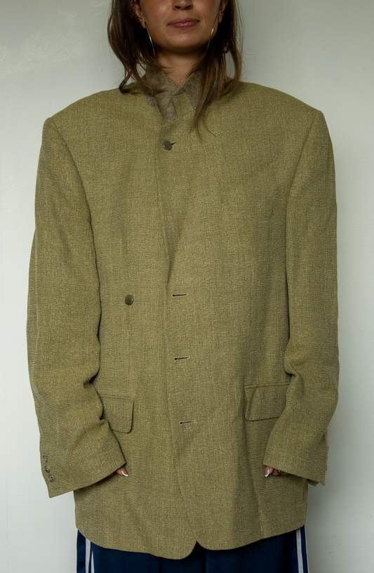 BLAZER - YELLOW WOOL