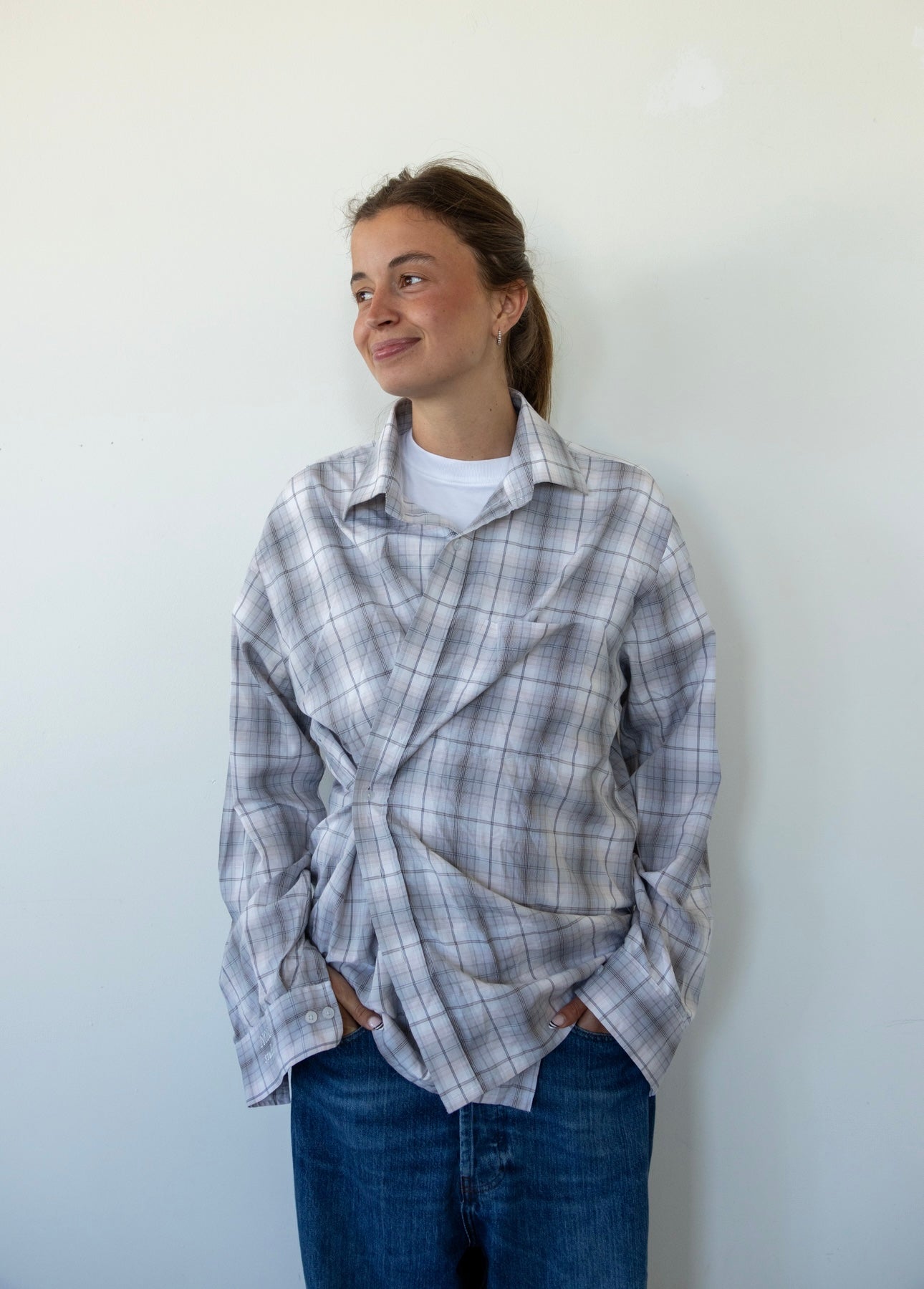SHIRT - GREY BLOCK