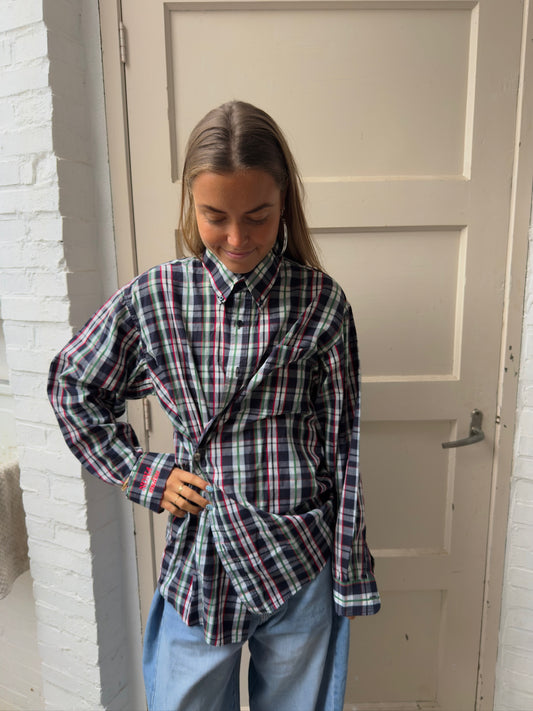 SHIRT - GREEN RED CHECK