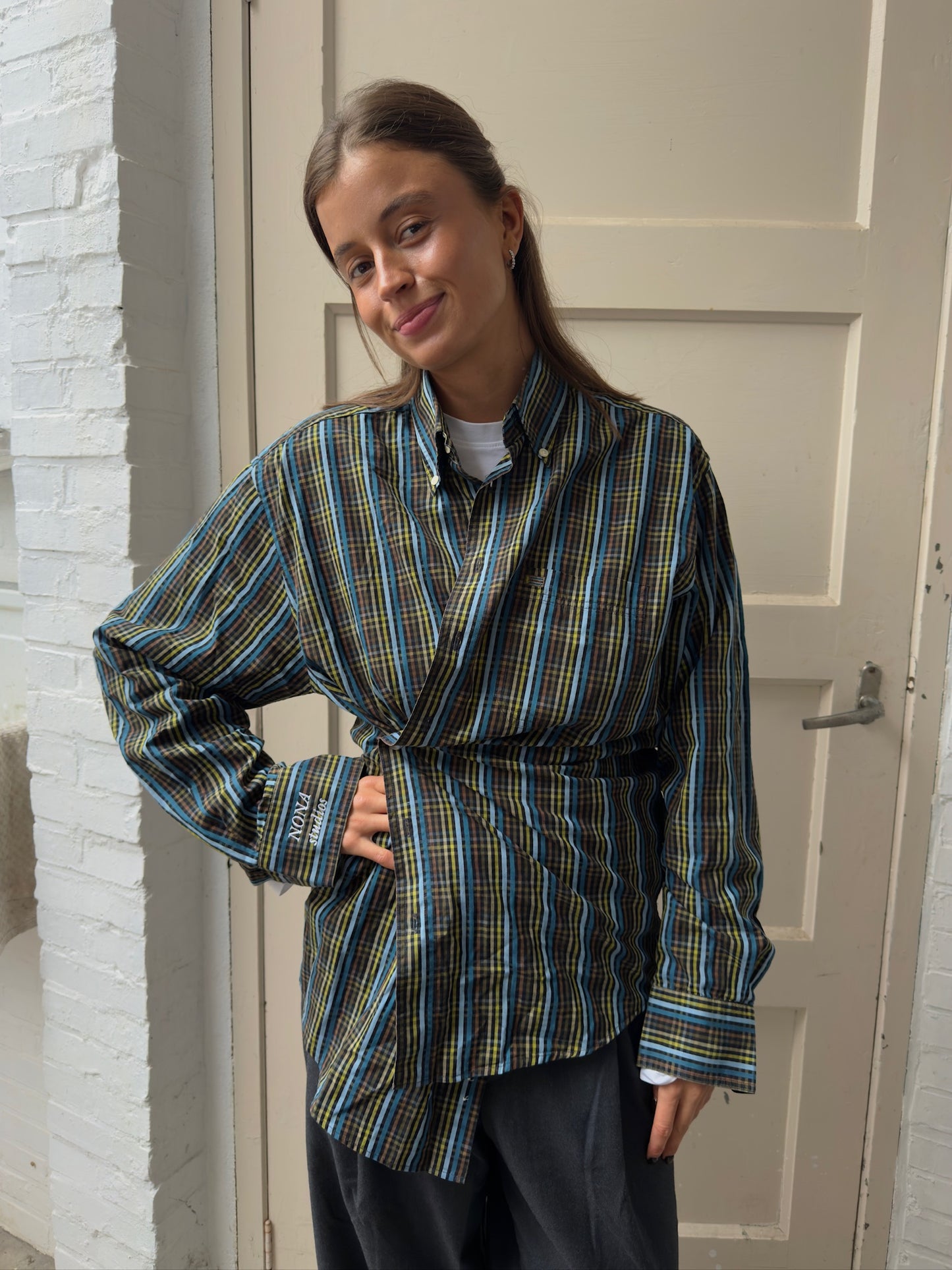 SHIRT - GREEN BLUE CHECK