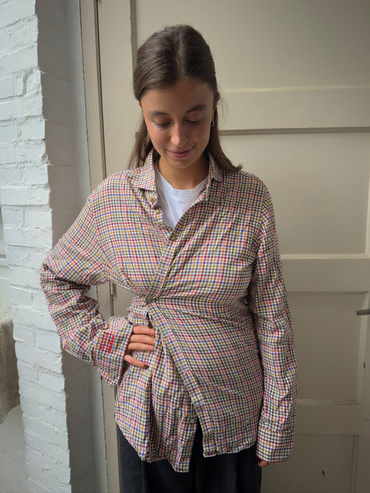 SHIRT - RAINBOW CHECK