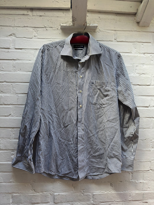 SHIRT - BLUE WHITE STRIPE