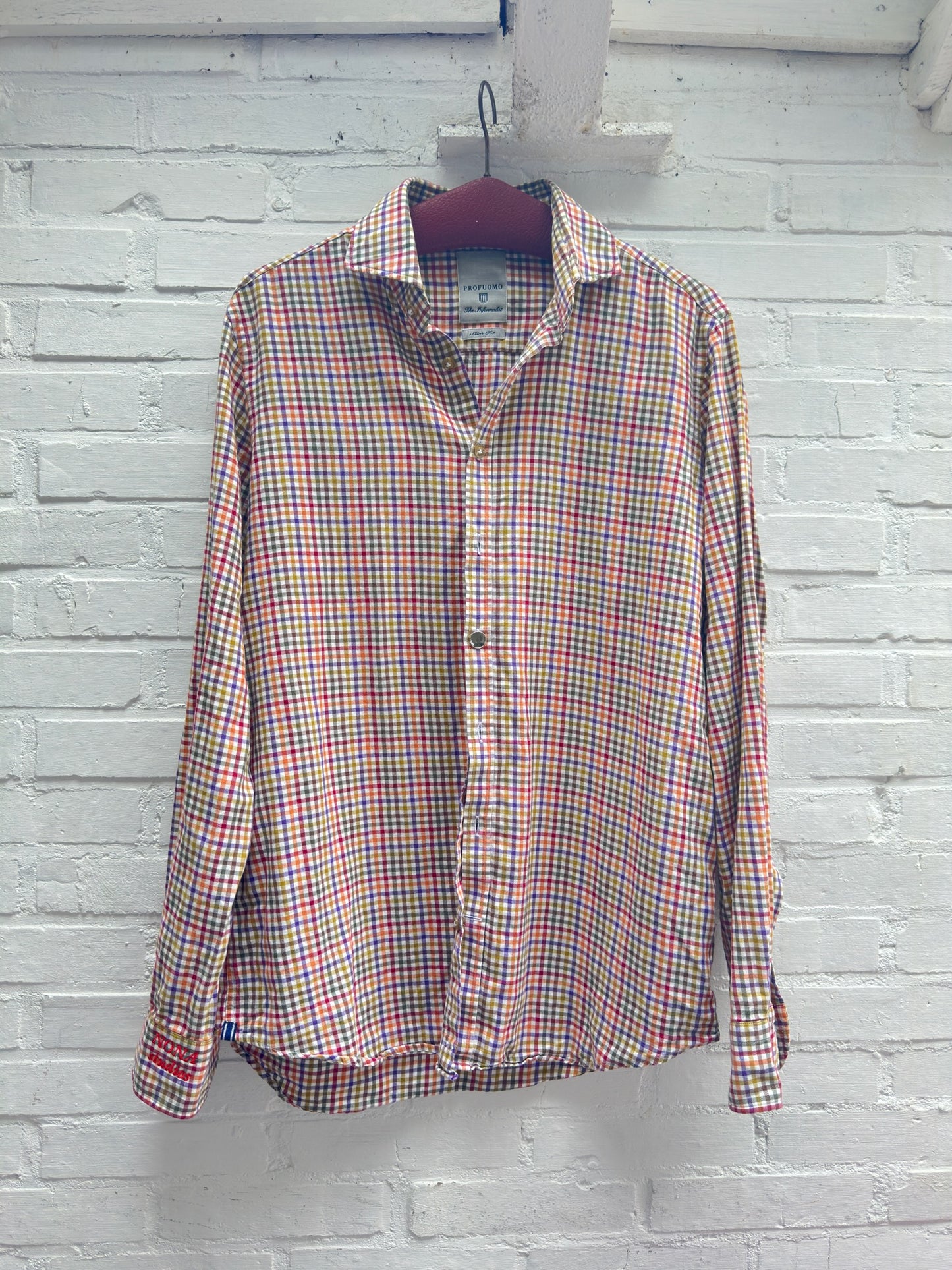 SHIRT - RAINBOW CHECK