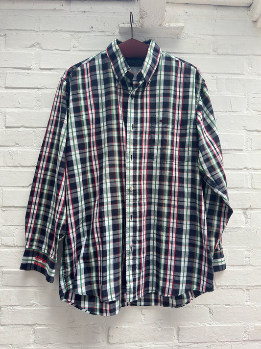 SHIRT - GREEN RED CHECK