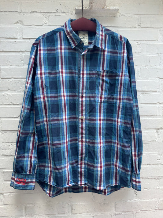 SHIRT - CHECK RED LOGO