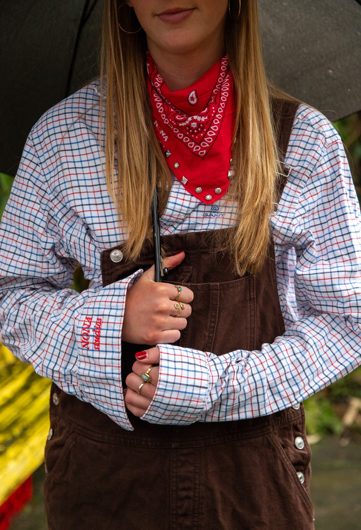SHIRT - WHITE CHECK