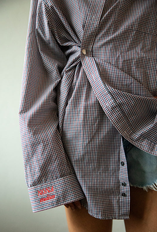SHIRT - PURPLE DOT