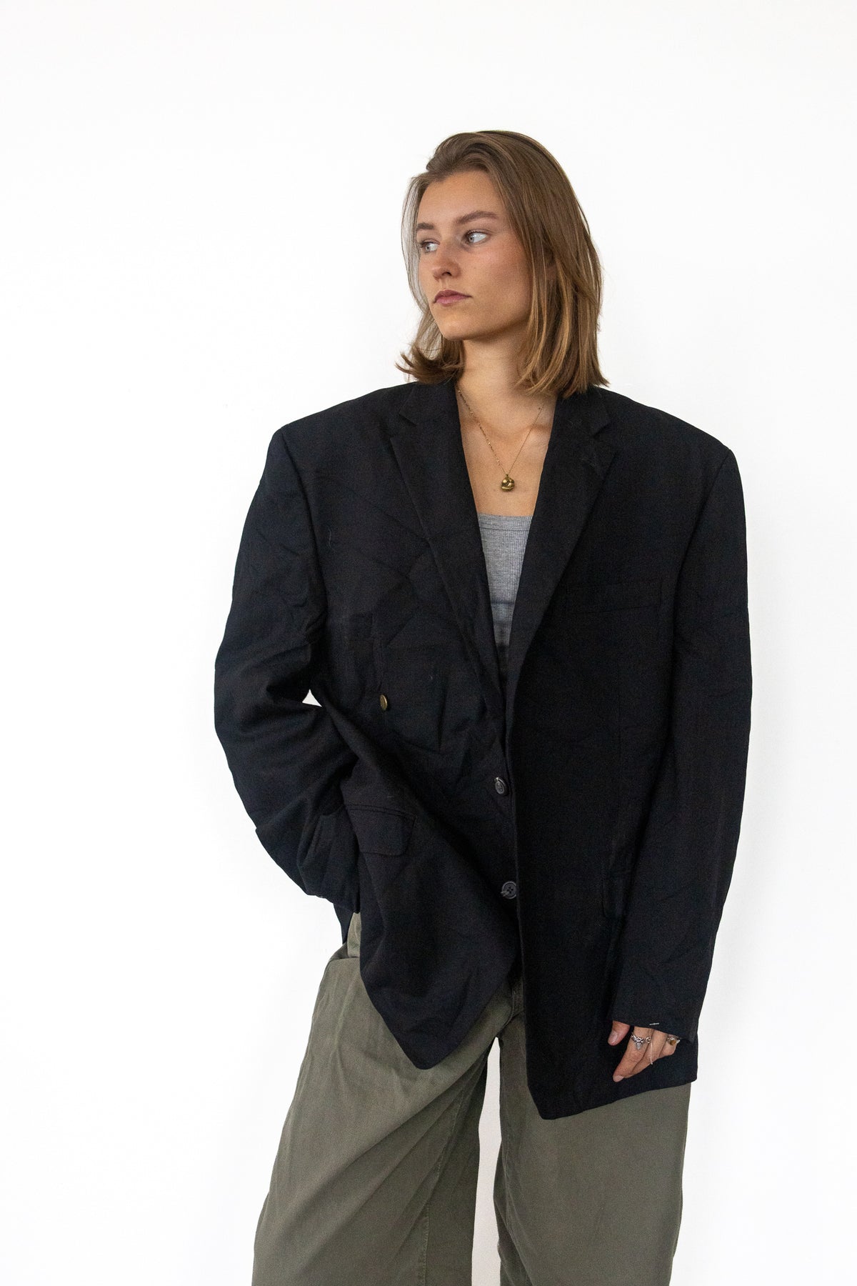 BLAZER - BLACK - BASIC RED