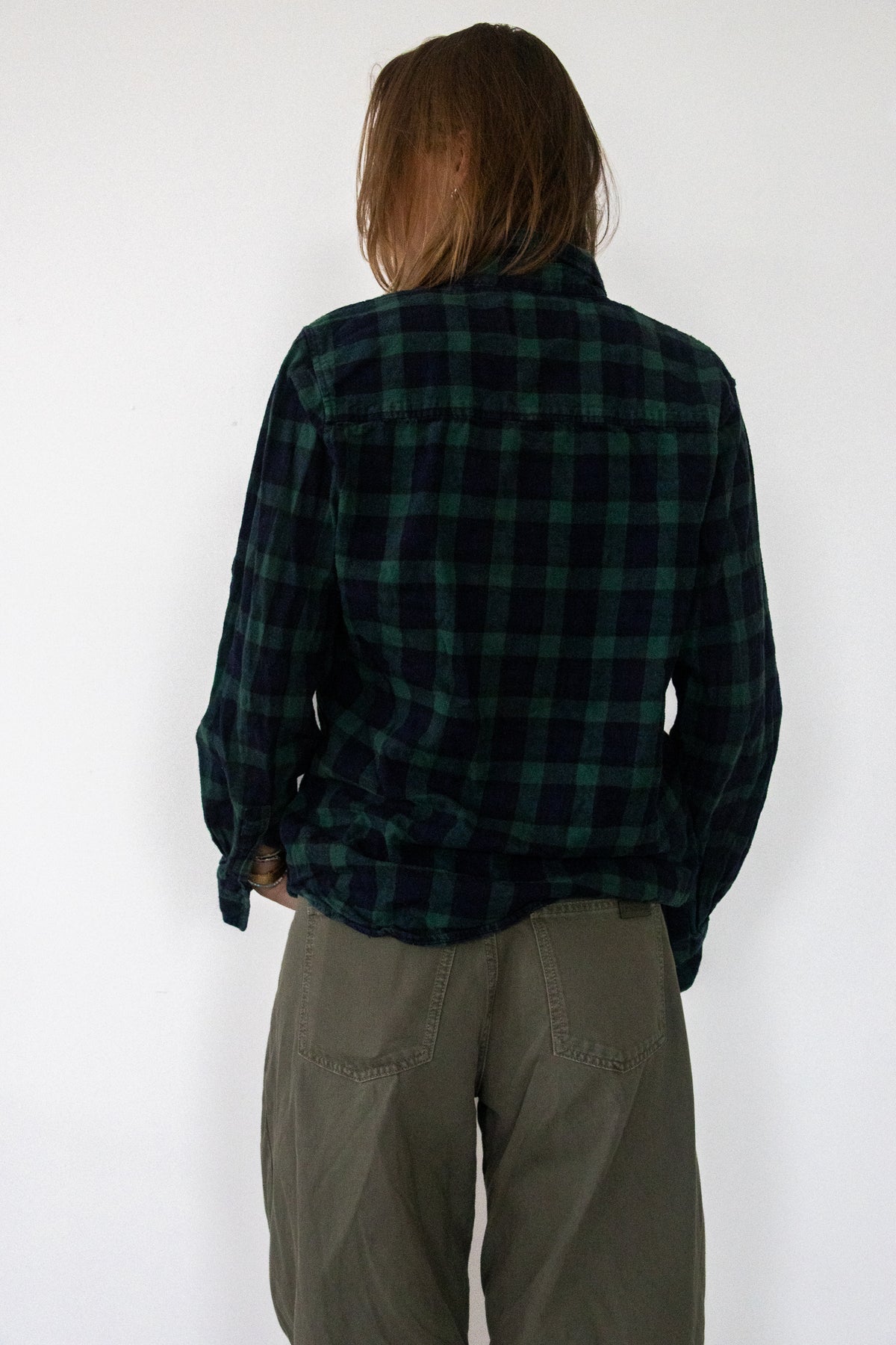 FLANNEL - green check