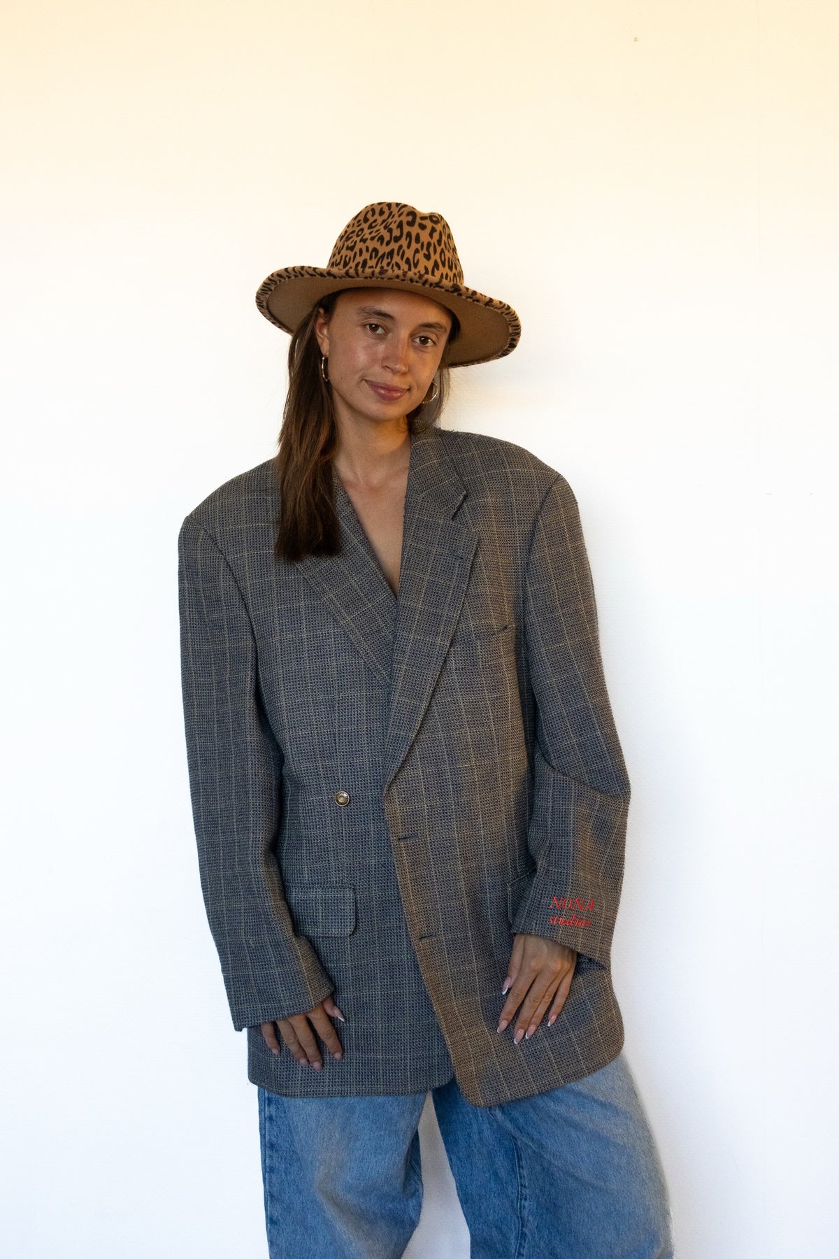 BLAZER - grey check
