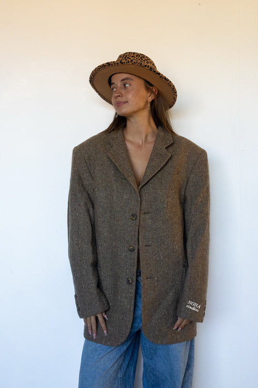 BLAZER - beige melange