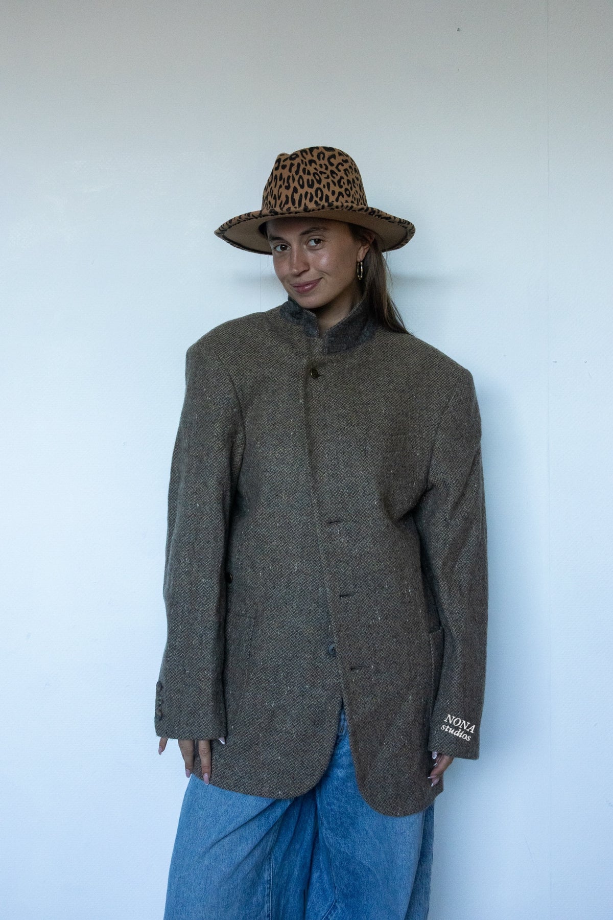 BLAZER - beige melange