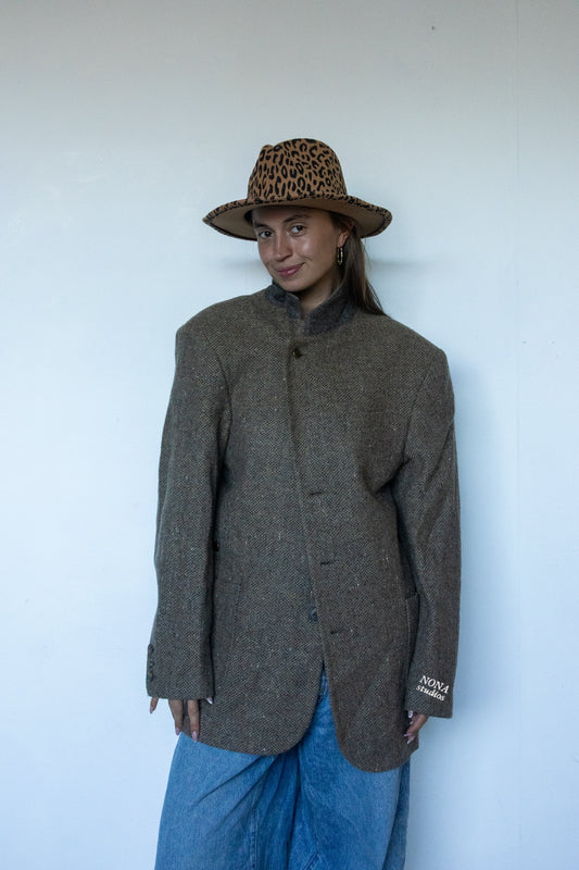 BLAZER - beige melange