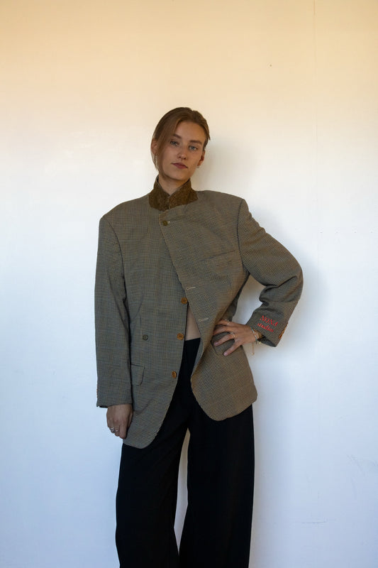 BLAZER - honey check