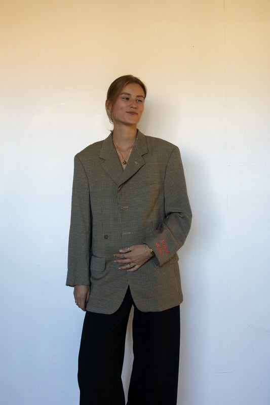 BLAZER - honey check