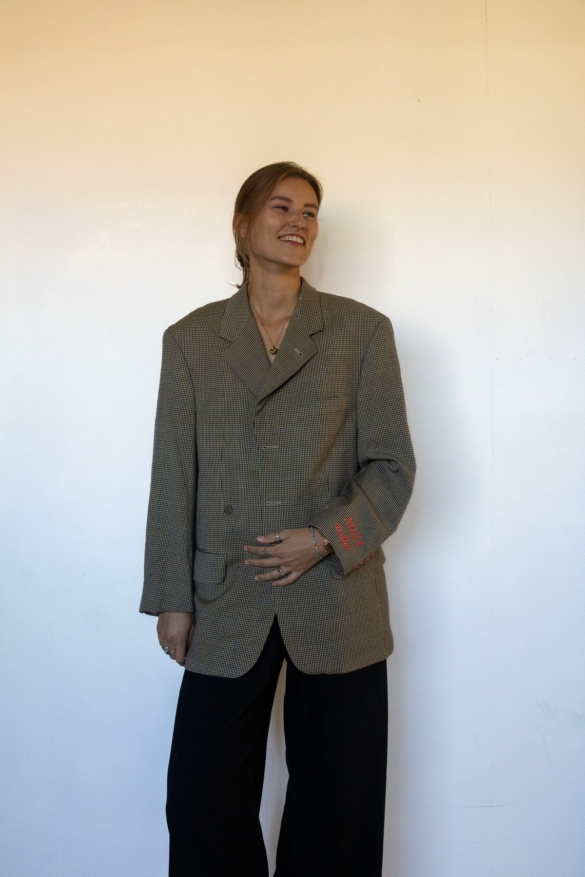 BLAZER - honey check