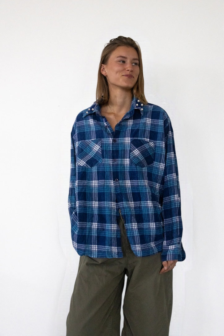 FLANNEL - light dark check