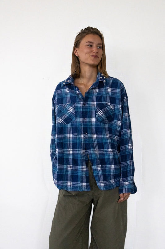 FLANNEL - light dark check