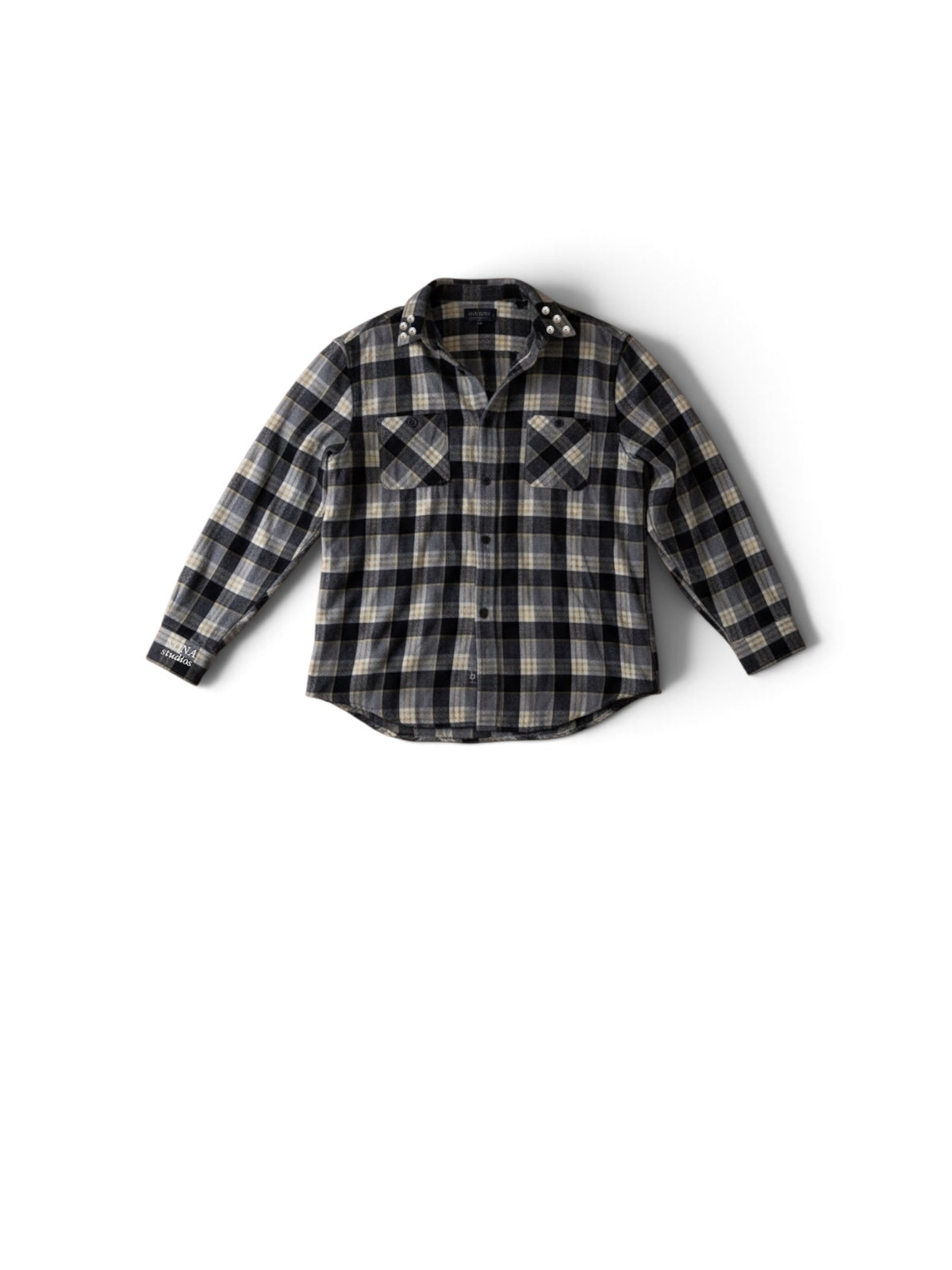 FLANNEL - grey yellow