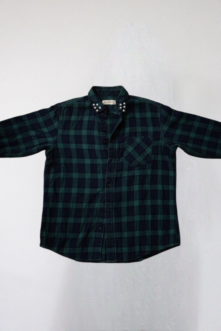 FLANNEL - green check