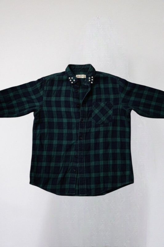 FLANNEL - green check