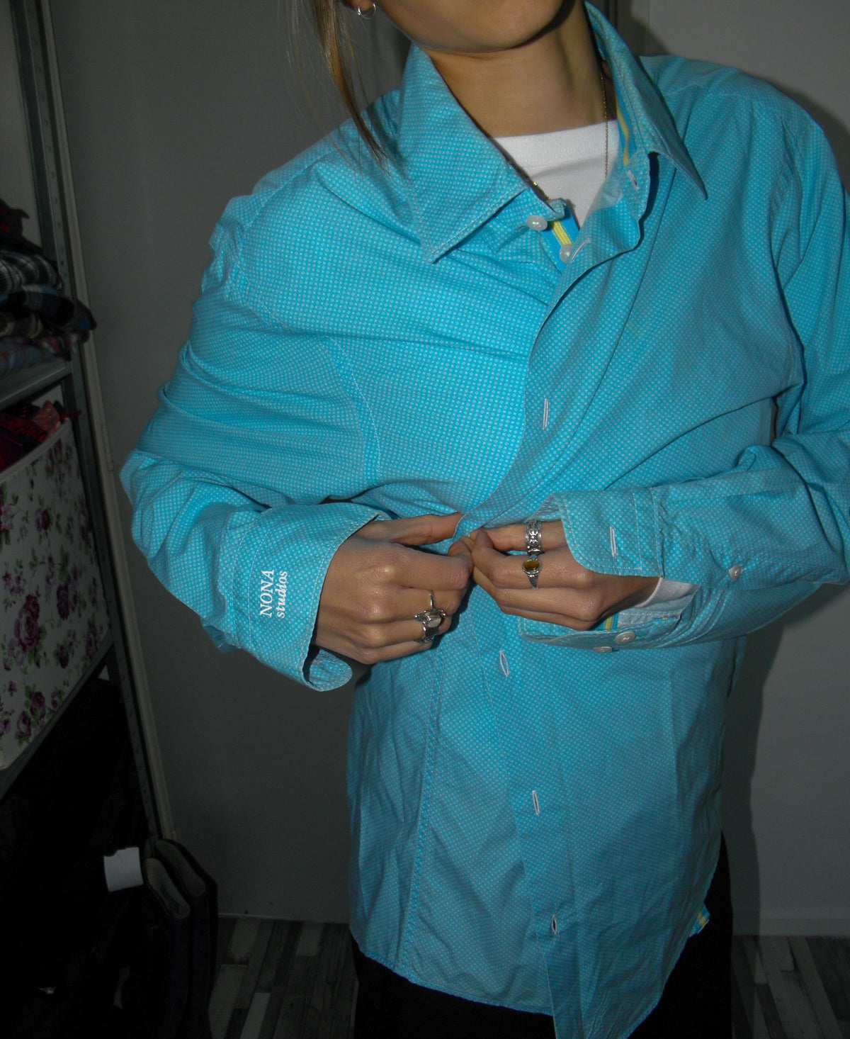 SHIRT - turquoise