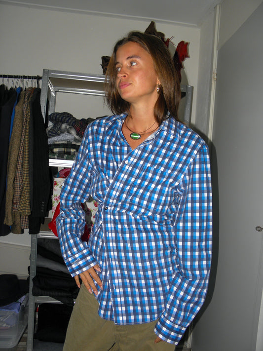 SHIRT - blue block