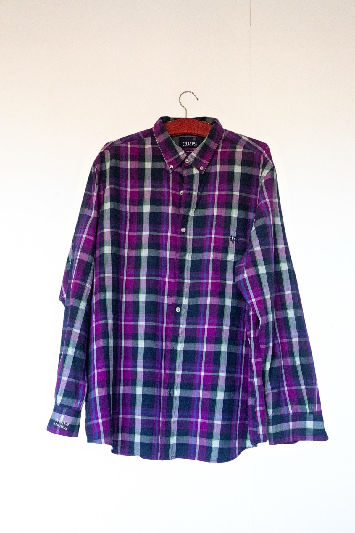 SHIRT - purple block