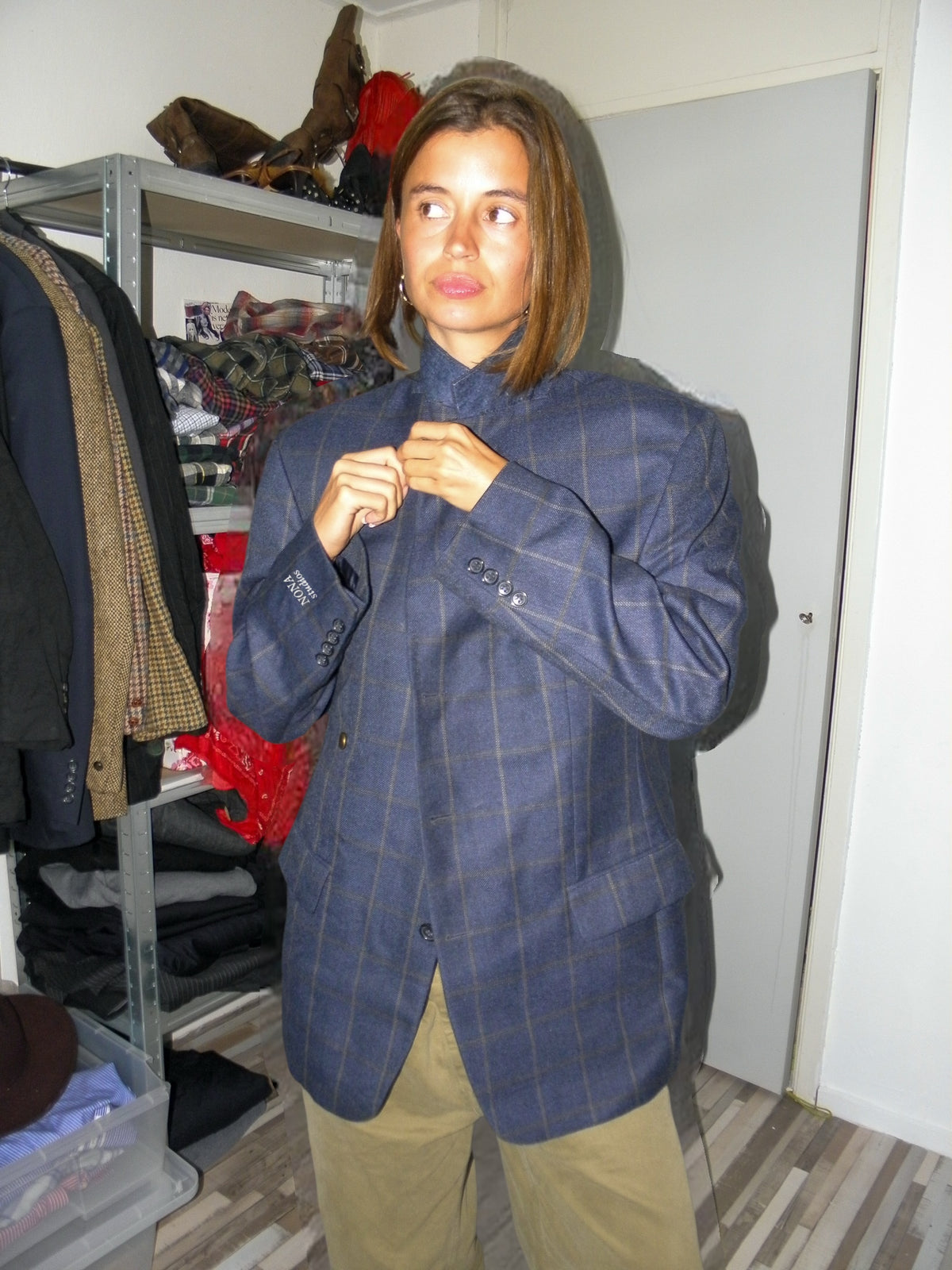 BLAZER - blue block