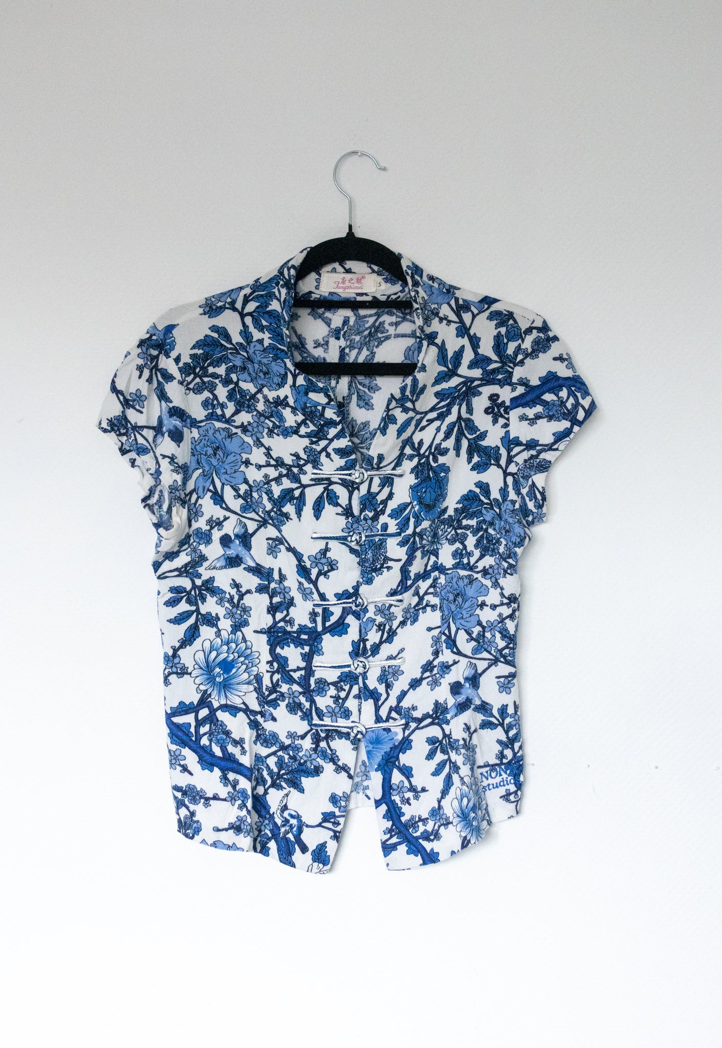 UNIQUE TOP - blue white
