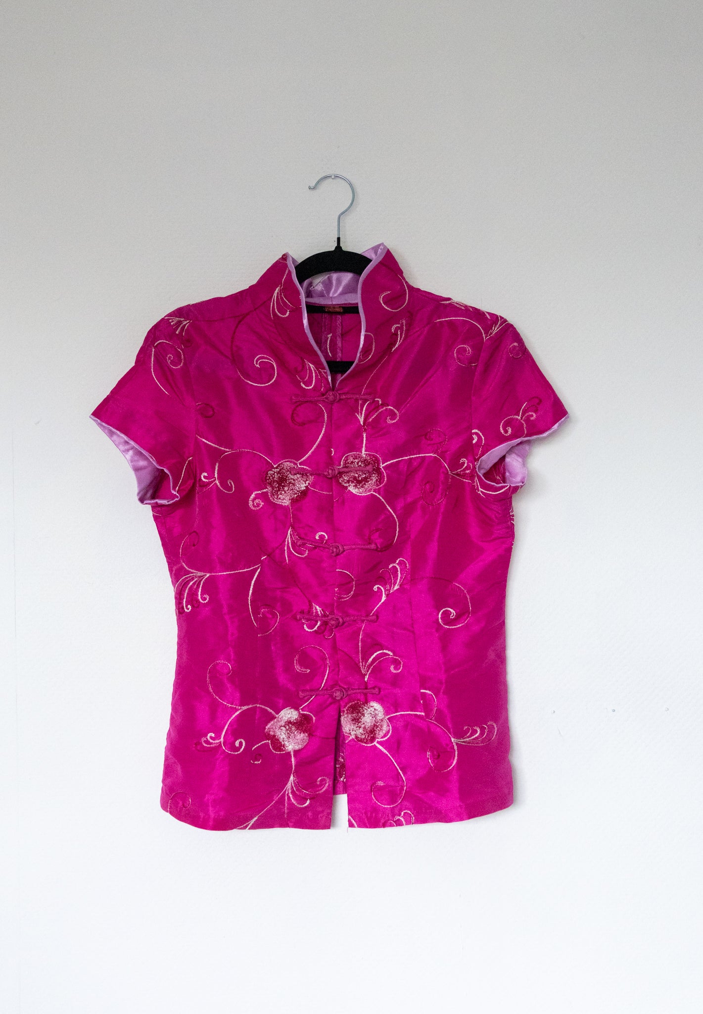 UNIQUE TOP - pink short