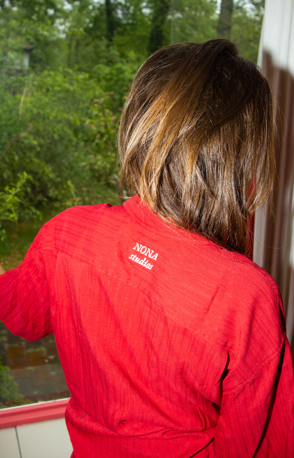 SHORT BLOUSE - red