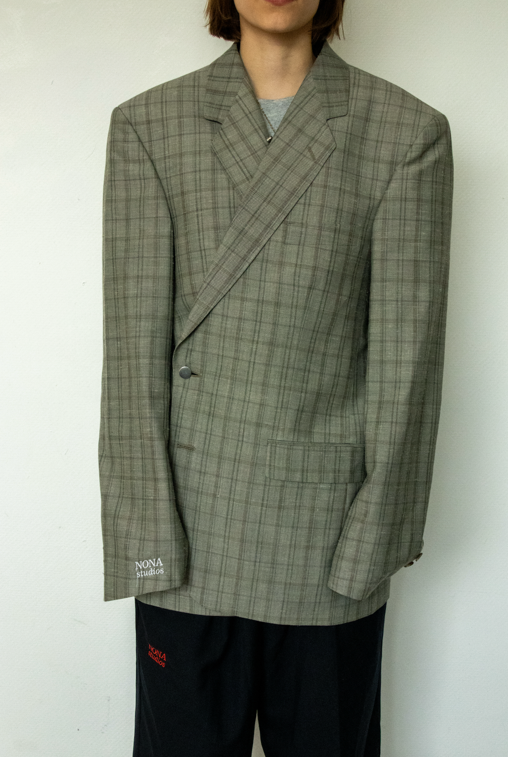 BLAZER - beige check