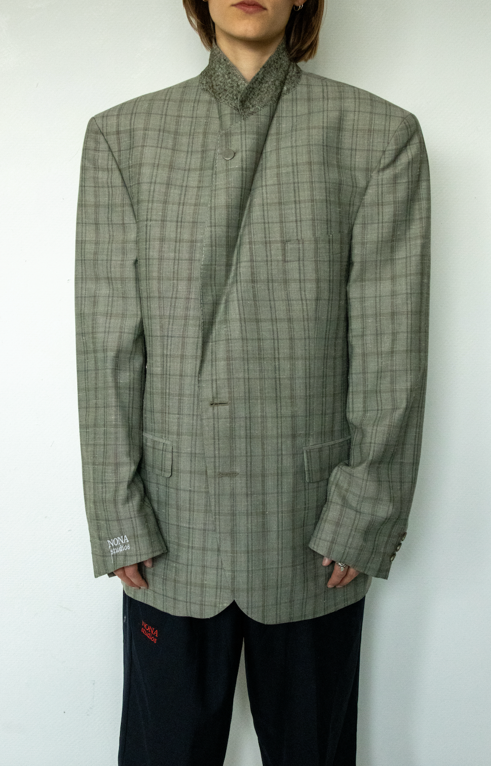 BLAZER - beige check