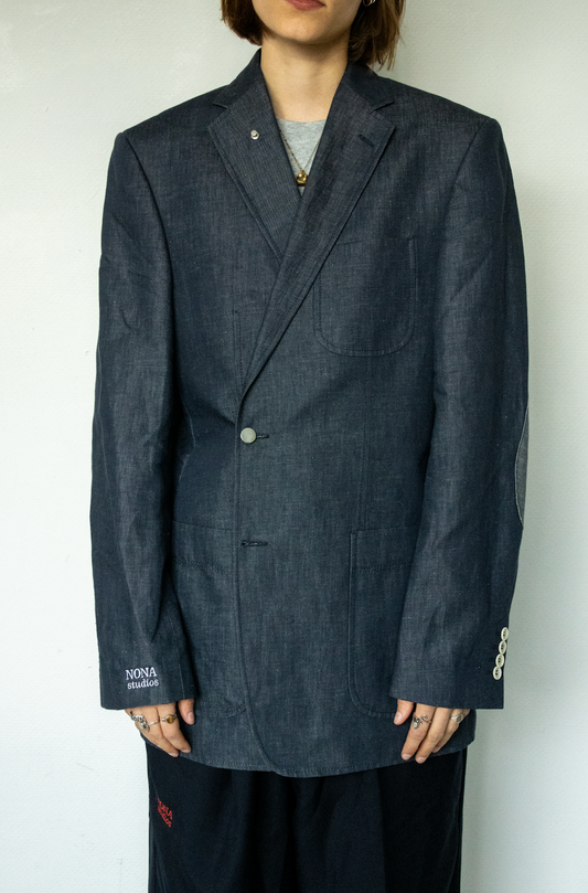 BLAZER - grey red