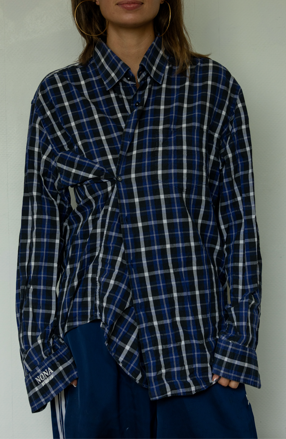 SHIRT - DARK BLUE BLOCK