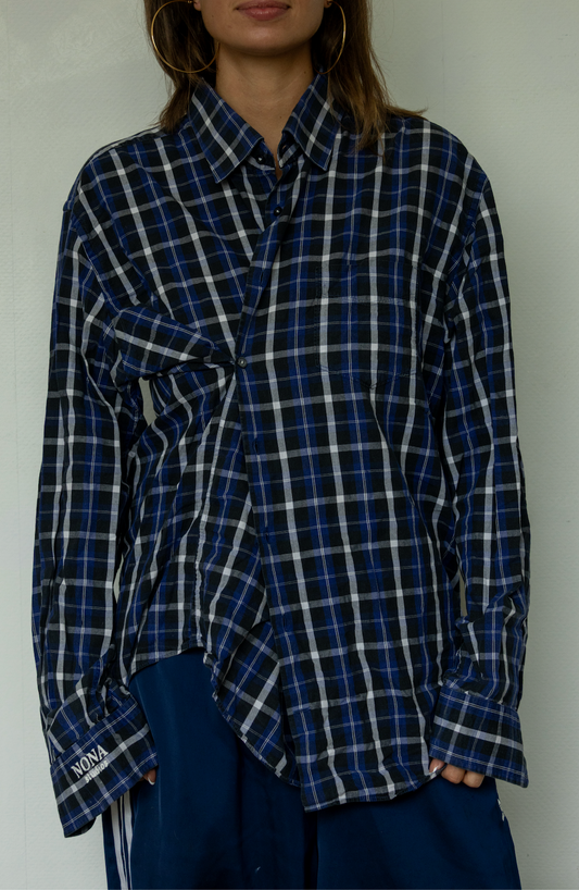 SHIRT - DARK BLUE BLOCK