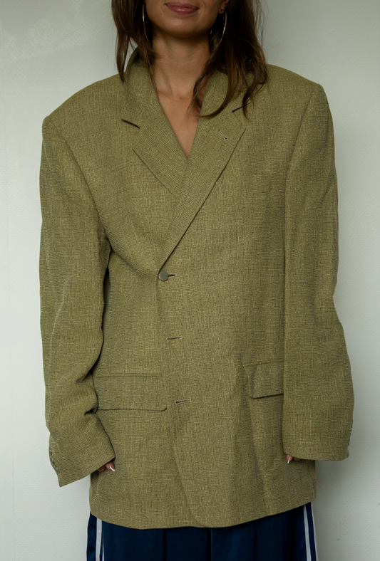 BLAZER - YELLOW WOOL